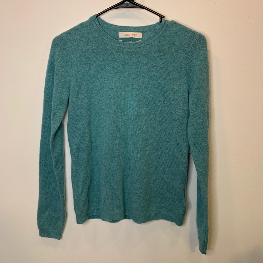NWT Ellen Tracy 100% Cashmere sweater Sz XS